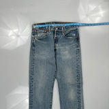 501 Levis Jeans - 28W 31L Blue Cotton