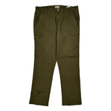 Weatherproof Cargo Pants - 34W 32L Green Cotton