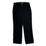 Carhartt Double Knee Carpenter Pants - 31W 30L Black Cotton