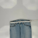 501 Levis Jeans - 32W 30L Light Wash Cotton