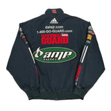 Dale Earnhardt Jr. National Guard Adidas Nascar Bomber Jacket - Medium Black Cotton