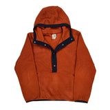 The North Face Snap T Fleece Hoodie - XL Orange Polyester