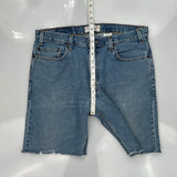 Levis Denim Shorts - 36W 10L Blue Cotton