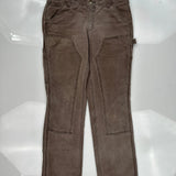 Carhartt Double Knee Carpenter Pants - 31W 31L Brown Cotton Blend
