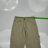 Wrangler Cargo Trousers - 28W 29L Khaki Cotton