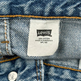 501 Levis Jeans - 36W 31L Blue Cotton