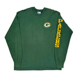 Green Bay Packers Pro Player Nfl Long Sleeve T-Shirt - 2XL Green Cotton