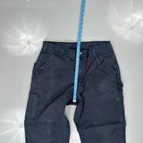 Carhartt Double Knee Carpenter Trousers - 36W 30L Navy Cotton