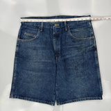 Wrangler Denim Shorts - 36W 9L Blue Cotton