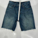 Levis Denim Shorts - 30W 10L Blue Denim