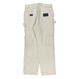 Dickies Carpenter Trousers - 30W 30L White Cotton
