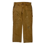 Carhartt Carpenter Trousers - 32W 30L Brown Cotton