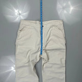 Dickies Carpenter Trousers - 38W 30L White Cotton
