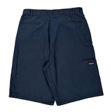 Dickies Cargo Shorts - 34W 12L Navy Cotton