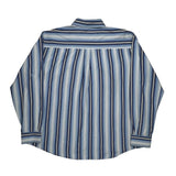 Avirex Striped Shirt - 2XL Blue Cotton