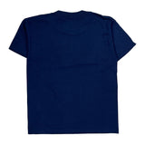 Age 10-12 Prairie Mountain Graphic T-Shirt - Medium Blue Cotton