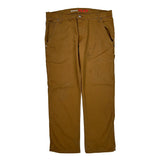 Dickies Carpenter Pants - 36W 30L Brown Cotton Blend
