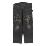 Dickies Double Knee Carpenter Jeans - 38W 30L Black Cotton