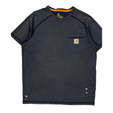 Carhartt T-Shirt - Medium Black Cotton
