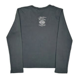 Sturgis Harley Davidson Graphic Long Sleeve T-Shirt - Medium Grey Cotton
