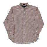 Tommy Hilfiger Checked Shirt - Large Red Cotton