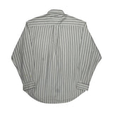 Tommy Hilfiger Striped Shirt - Medium White Cotton