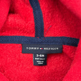 Age 3-6 Months Tommy Hilfiger Spellout Hoodie - 3XS Blue Cotton