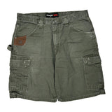 Wrangler Cargo Carpenter Shorts - 35W 10L Green Cotton