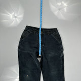 Carhartt Carpenter Trousers - 30W 28L Dark Wash Cotton