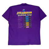 Fruit Of The Loom Single Stitch T-Shirt - XL Purple Cotton Blend