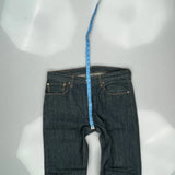 501 Levis Jeans - 36W 34L Blue Denim