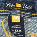 Registered Trademark Since 1972 Ecko Unltd Graphic Jeans - 34W 30L Blue Cotton