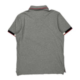 Tommy Hilfiger Slim Fit Polo Shirt - Large Grey Cotton