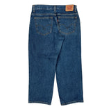 550 Age 14 Husky Levis Jeans - 32W 27L Blue Cotton