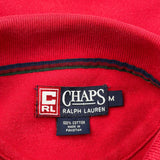 Chaps Ralph Lauren Polo Shirt - Medium Red Cotton