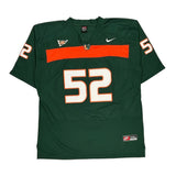 Miami Hurricanes Nike Football Jersey - 3XL Green Polyester