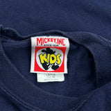 Age 14-16 Mickey Inc Cartoon T-Shirt - Large Navy Cotton
