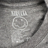 Nirvana Band T-Shirt - 2XL Grey Cotton