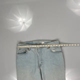 Made In USA Levis 550 Jeans - 33W UK 16 Light Wash Cotton