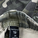True Religion Camo Cargo Shorts - 30W 10L Camo Cotton