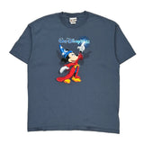 Walt Disney World Disney Cartoon T-Shirt - XL Blue Cotton