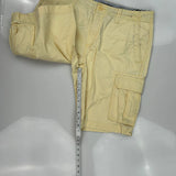 Tommy Hilfiger Cargo Shorts - 36W 10L Yellow Cotton