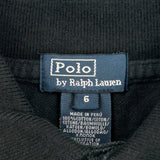 Age 6 Polo By Ralph Lauren Polo Shirt - XS Black Cotton