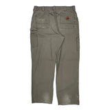 Carhartt Carpenter Trousers - 38W 30L Grey Cotton