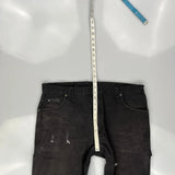 Dickies Carpenter Trousers - 38W 29L Black Cotton