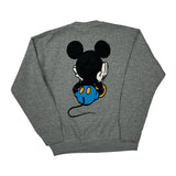 Mickey Mouse Mickey & Co. Cartoon Sweatshirt - Medium Grey Cotton Blend