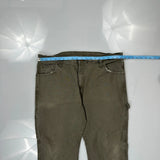 Dickies Carpenter Pants - 38W 30L Gray Cotton