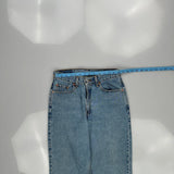 Levis 512 Slim Fit Jeans - 28W UK 8 Blue Cotton