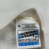 Fruit Of The Loom Sweatshirt - Medium Cream Cotton Blend
