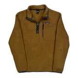 Patagonia 1/4 Zip - XL Brown Polyester